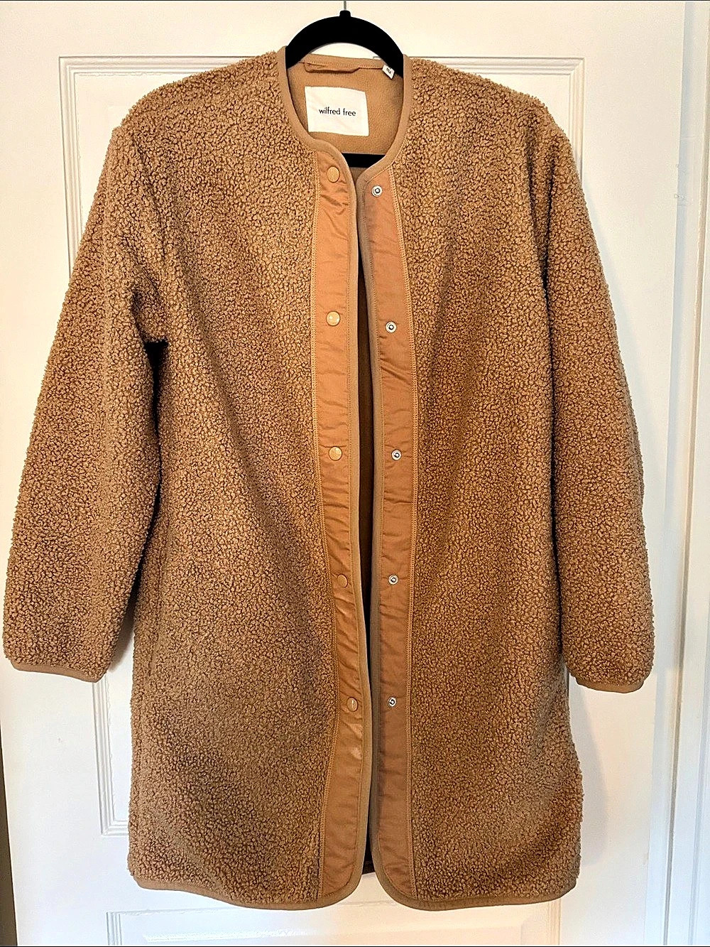 Wilfred Free Sherpa Liner Jacket Teddy Jacket Brown XS